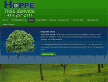 Tablet Screenshot of hoppetreeservice.com